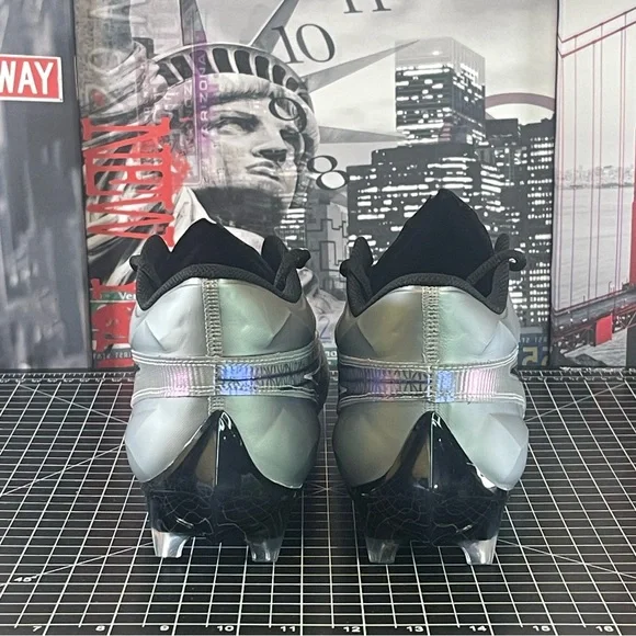 🏈NIKE VAPOR EDGE ELITE 360 2 GREY FOOTBALL CLEATS DA5457-002🏈 - Picture 5 of 11